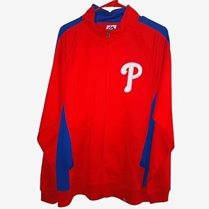 Phillies Majestic Jacket size Large